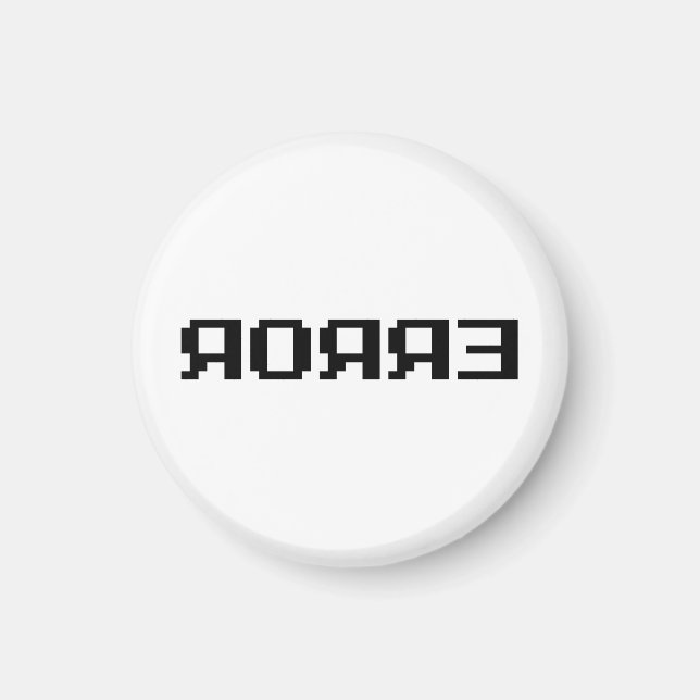 Я Я Я Ǝ | FEHLER MAGNET (Vorne)