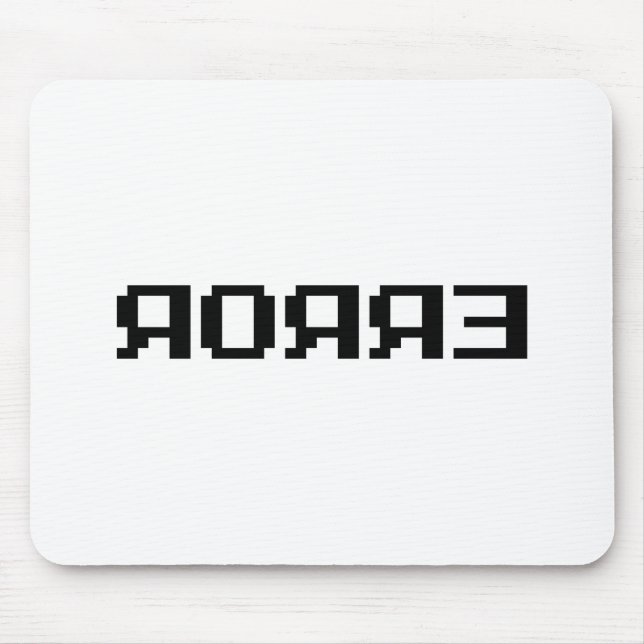 Я Я Я Ǝ | FEHLER MOUSEPAD (Vorne)