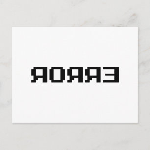 Я Я Я Ǝ   FEHLER POSTKARTE