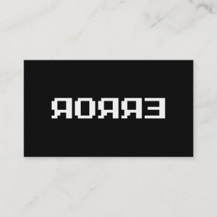 Я Я Я Ǝ   FEHLER VISITENKARTE