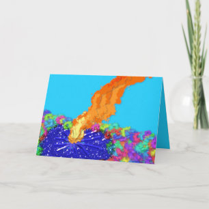 ל״ג בעומר Lag B'Omer moderne Grafik Dankeskarte