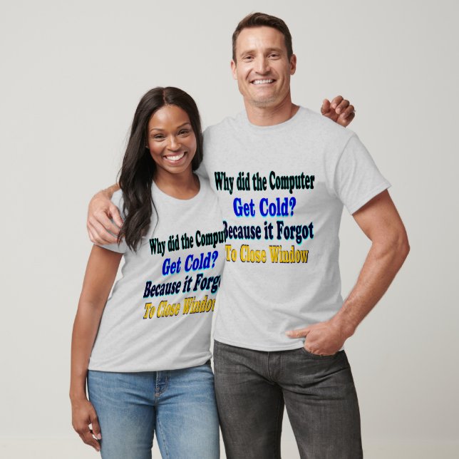 ㋡ تRandom Computer Joke American Apparel Jersey Tت T-Shirt (Unisex)