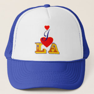 ღ ♥ I Liebe LA-Los Angeles Stylish Trucker Hat ♥ ღ Truckerkappe