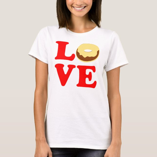 ღ ♥Love Donut Chic Femme T-shirt ♥ ღ (Devant)