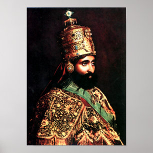 ቀ ዳ ማ ዊ ኃ ይ ለ ሥ   Haile Selassie I Coronation Post Poster