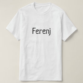 ፈ ረ ጅ Ferenj Ausländer Amharic Fun Äthiopian T-Shirt