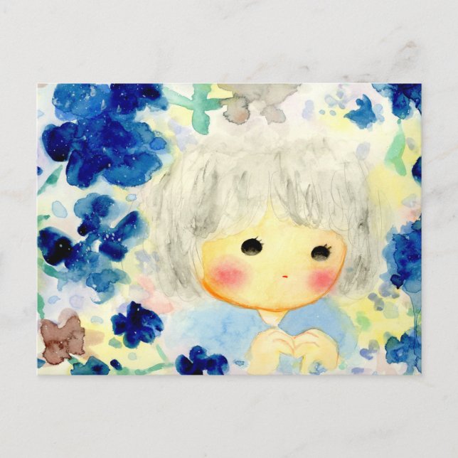 あのね FEIERTAGSPOSTKARTE (Vorderseite)