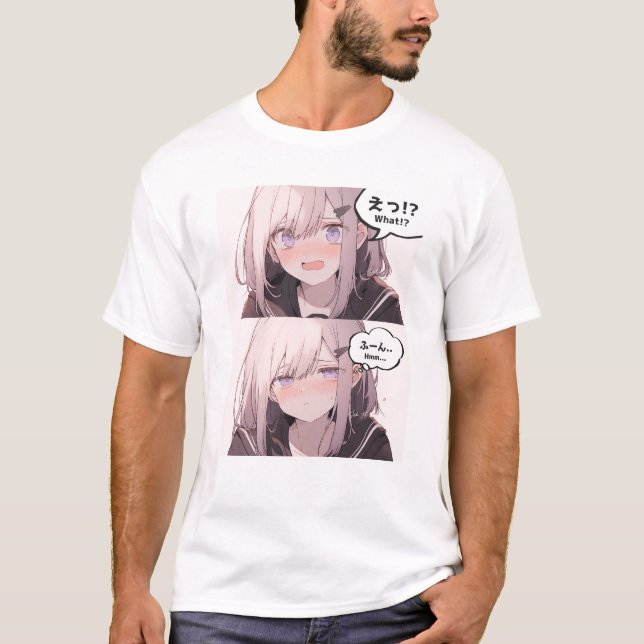 え！？ふーん...Tシャツ｜寿司娘 T-Shirt (Vorderseite)