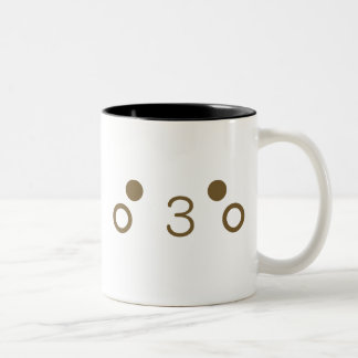 かおもじ【kaomoji】collection☆ zweifarbige tasse