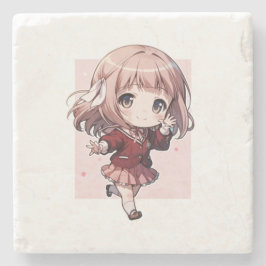 かわいいアニメキャラのコースター STEINUNTERSETZER