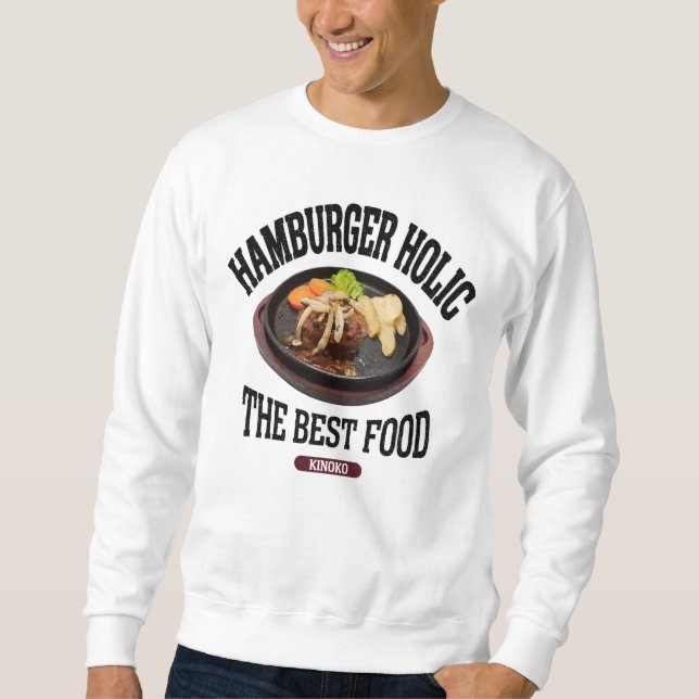 きのこハンバーグ（ビンテージ風） SWEATSHIRT (Vorderseite)