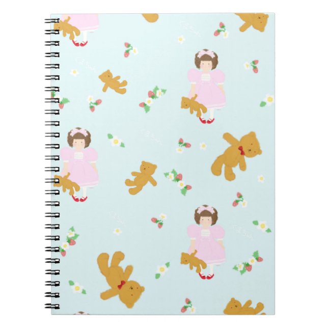 くまとおんなのこnote notizblock (Vorderseite)