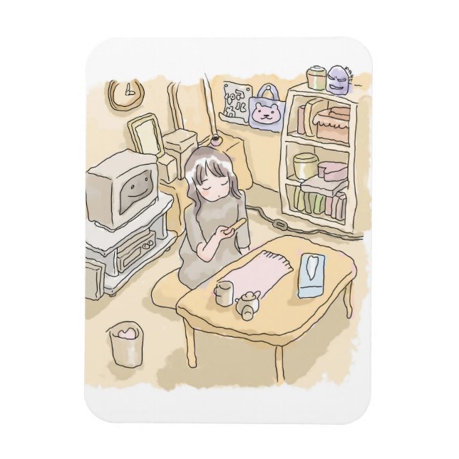 さいくくじ　お部屋 MAGNET (Vertikal)