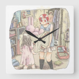 さなごごじ QUADRATISCHE WANDUHR