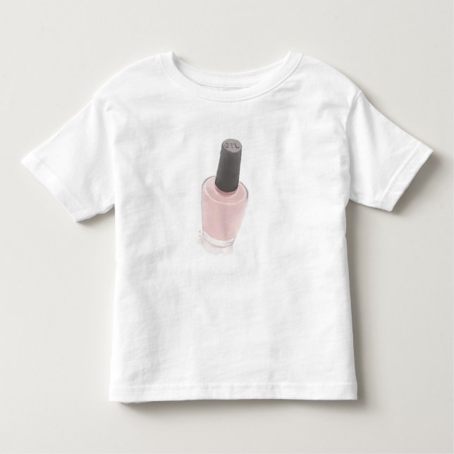 さななれじ　ピンクの化粧品の小瓶 KLEINKIND T-SHIRT (Vorderseite)