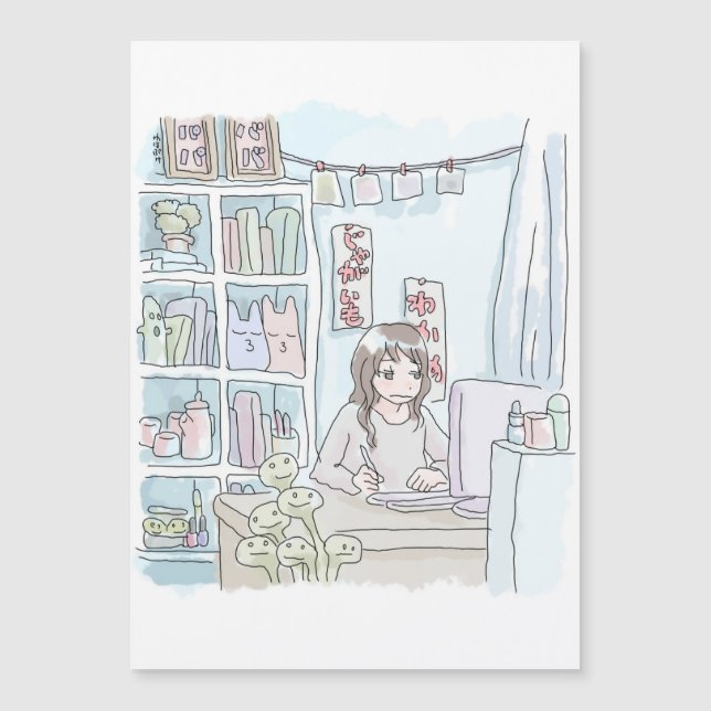 さにいしじ　雑貨棚 MAGNETKARTE (Vorderseite)