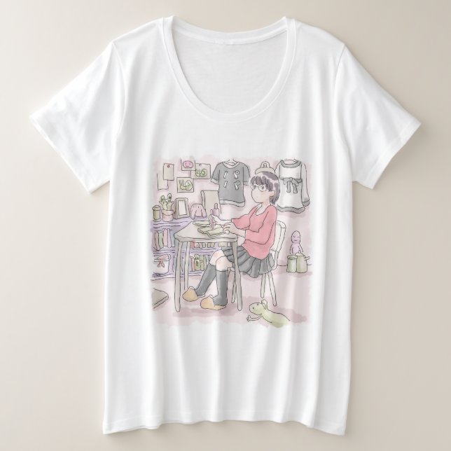 さにごくじ GROßE GRÖßE T-Shirt (Design vorne)