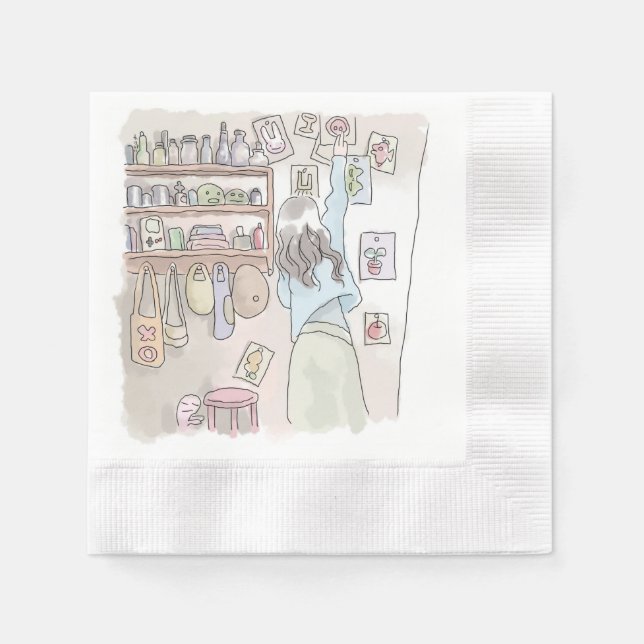 さにしなじ SERVIETTE (Vorderseite)