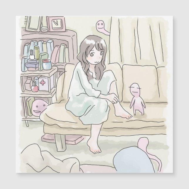 さににむじ MAGNETKARTE (Vorderseite)