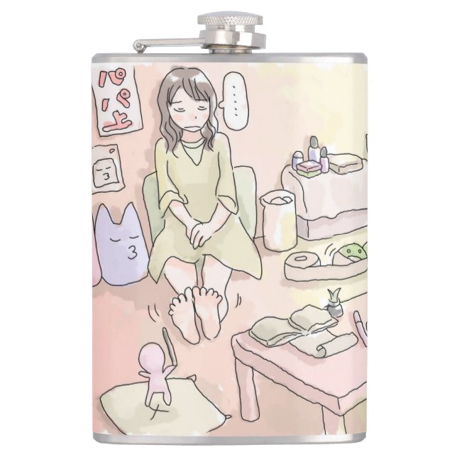 さにれさじ　淡いお部屋と足の裏 FLACHMANN (Vorderseite)