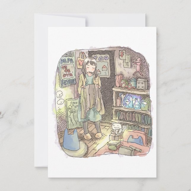 さやしごじ MITTEILUNGSKARTE (Vorderseite)