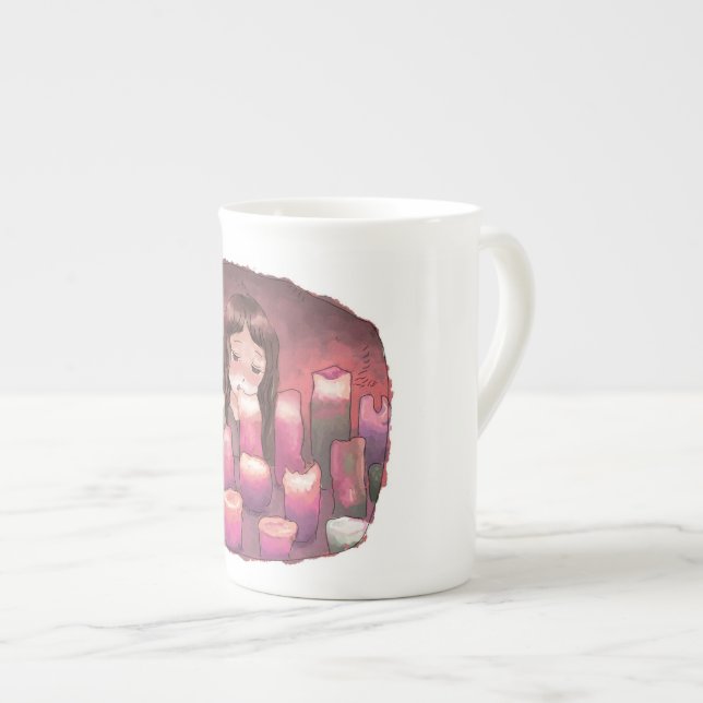 さ く に な じ PROZELLANTASSE (Vorderseite Rechts)