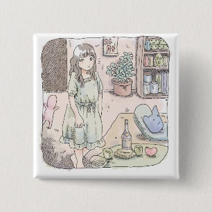 さ な い じ れ 木 植 鉢 と BUTTON