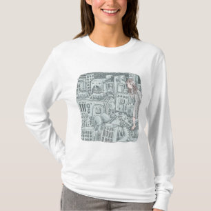さ な む い じ 色 灰 の Nach細 T-Shirt