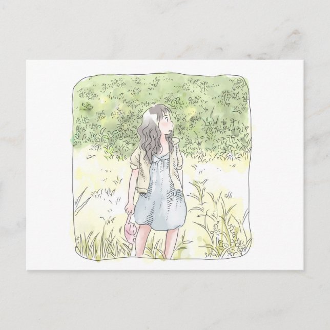 さ な む な じ POSTKARTE (Vorderseite)