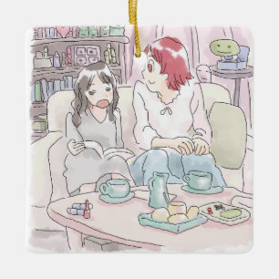 さ む に し じ KERAMIKORNAMENT