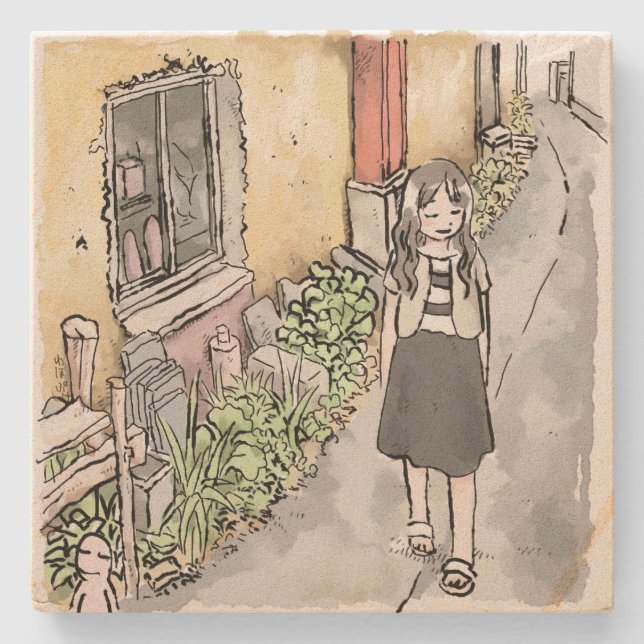 さ れ や し じ STEINUNTERSETZER (Vorderseite)