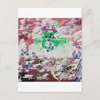 し ま な み 海 道 と 蝶 POSTKARTE