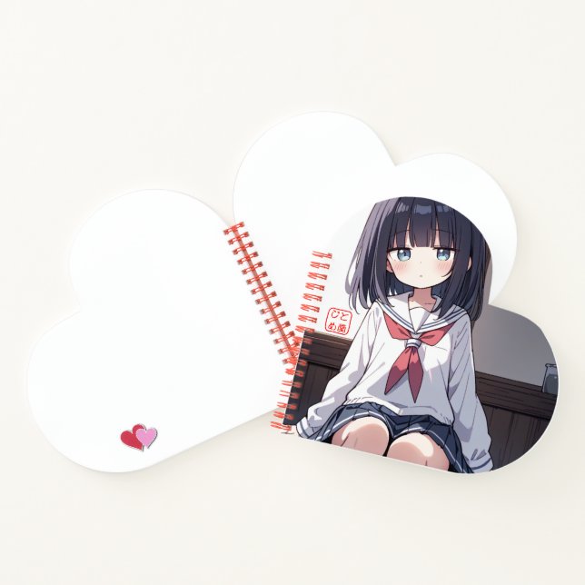 じとめ堂ハートノート NOTIZBUCH (Innenseite)