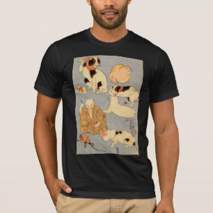 たとえ尽の内 （下）, 国芳 japanische Katzen (3), Kuniyoshi, T-Shirt