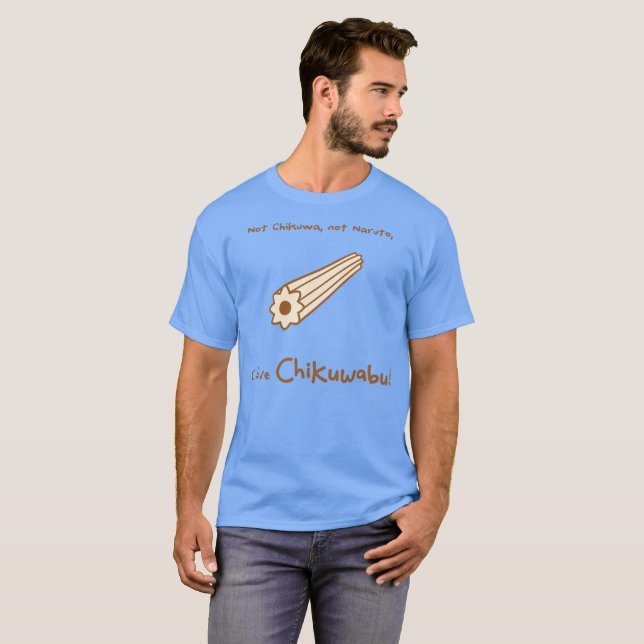 【ちくわぶ(カラー)】 Chikuwabu T-Shirt (Vorne ganz)
