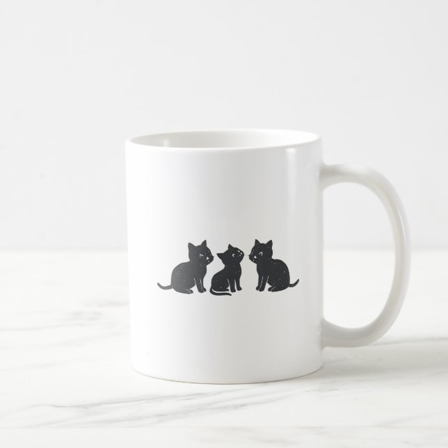 ねこ（１） KAFFEETASSE (Rechts)