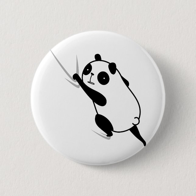 ひっつきパンダ　hittuki-panda button (Vorderseite)