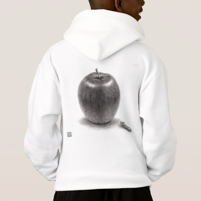 りんごとあおむし HOODIE (Rückseite)