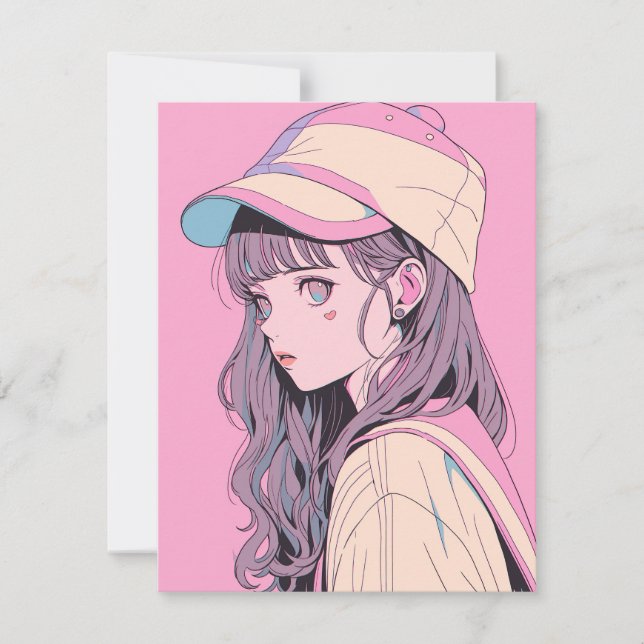 【アイコン画像】ダウンロードできるアイコンJK04｜寿司娘 GenerativeAI Einladung (Vorderseite)