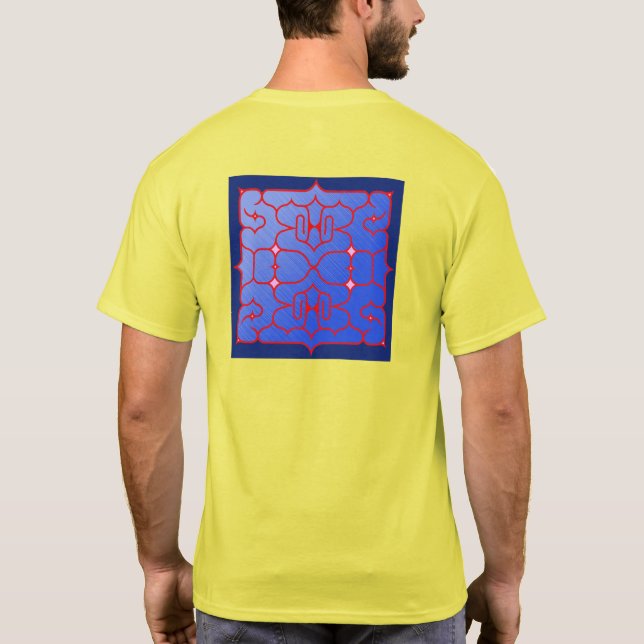 アイヌ柄  北海道 Tシャツ　 Hokkaido Ainu pattern T-s T-Shirt (Rückseite)