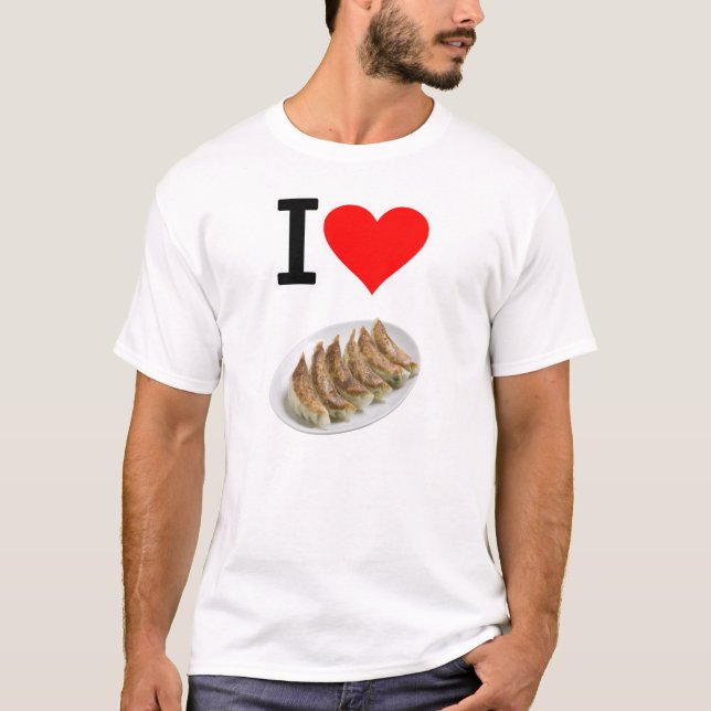 アイ　ハート　餃子（実写版）　(　I 　Love　ギョーザ（実写版） 　） T-Shirt (Vorderseite)