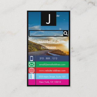 アンドロイド風　エンジニア名刺 VISITENKARTE