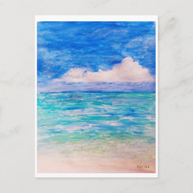 エ ラ ド グ リ の 海と. POSTKARTE (Vorderseite)
