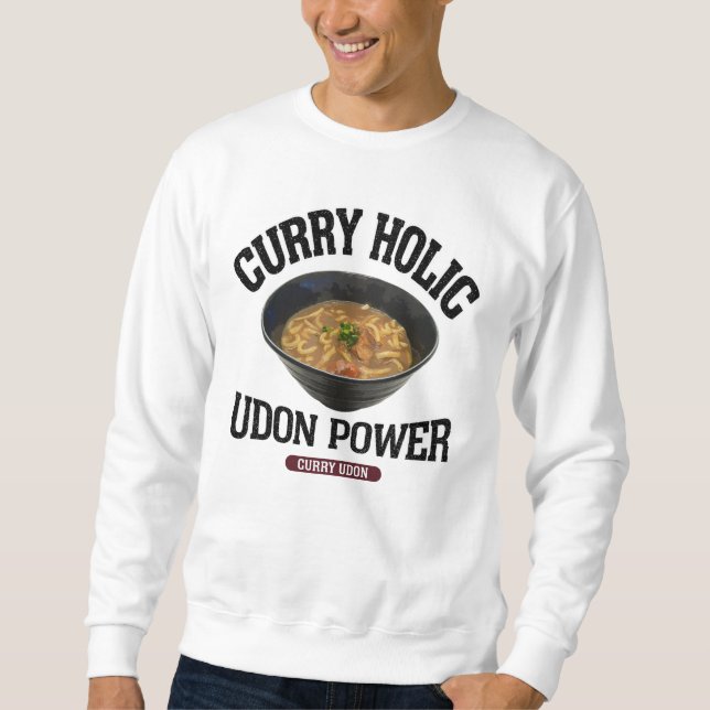 カレーうどん（ビンテージ風） SWEATSHIRT (Vorderseite)