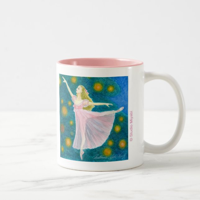 クララ　バレエマグカップ ZWEIFARBIGE TASSE (Rechts)