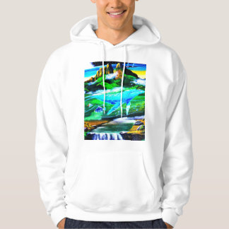 ザトウクジラが、大気を泳ぐ星 HOODIE