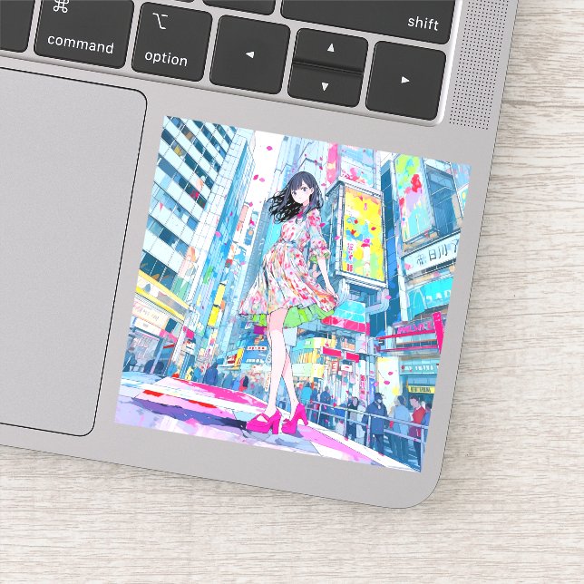 シール Seal｜Colorful JK 寿司娘 GenerativeAI Aufkleber (Detail)