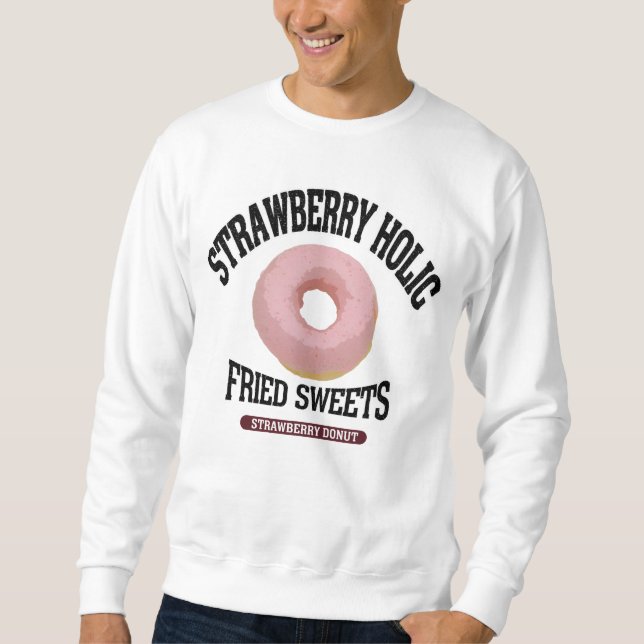 ストロベリードーナツ（ビンテージ風） SWEATSHIRT (Vorderseite)