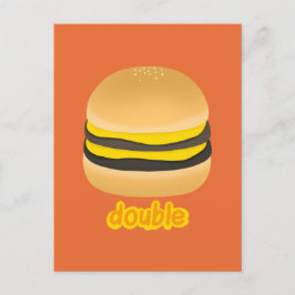 ダブルチーズバーガー version2 postkarte