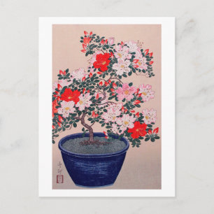 ツ ツ ジ の 栽, 小 Azalsai Ohara Koson, Ukiyo-e Postkarte